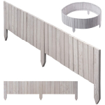 KADAX medinė ritininė tvora, L110, auk&scaron;tis 20 cm, balta