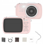 Skaitmeninis fotoaparatas sjcam zv100 pink vaikams, jaunimui, internetinė kamera 80mpx