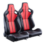 Lenktyninio automobilio sėdynių komplektas Vevor H-8005B, 2 vnt