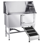 &Scaron;unų maudymo vonia Vevor K2E01010 127x58x149.5cm cm, sidabrinės spalvos