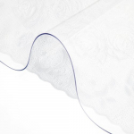 Skaidrus plastikinis stalo užtiesalas 61 x 152.4 cm