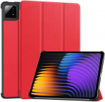&bdquo;Saige" Atverčiamas dėklas - raudonas (Xiaomi Pad 7 / Pad 7 Pro)