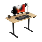 Elektrinis auk&scaron;čio reguliuojamas stalas Mark Adler Leader 6.9, 120&times;60 cm, juoda