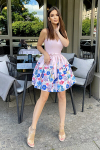 Kokteilinė suknelė, rožinė, 32