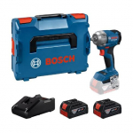 Smūginis veržliasūkis Bosch GDS 18V-350 Professional, 18 V, su 2 akumuliatoriais ir krovikliu