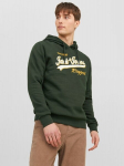 JACK&JONES - Vyri&scaron;kas džemperis su gobtuvu, LOGO