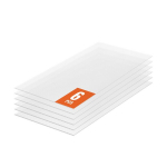 Polikarbonato &scaron;iltnamių plok&scaron;tės 6 vnt., 1210 x 605 x 4 mm