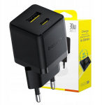 Ładowarka sieciowa Baseus Palm 30W USB-C USB-A - czarna