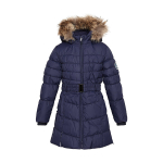 Huppa Mergaičių žieminis paltas YASMINE, NAVY, 116