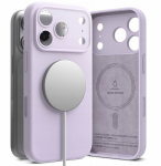 Telefono dėklas violetinis silikoninis MagSafe iPhone 17 Pro Max Ringke