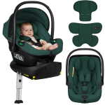 Automobilinė kėdutė Lionelo Astrid i-Size Set Plus Green Forest, 40&ndash;87 cm, ISOFIX pagrindas, 180&deg; pasukimas