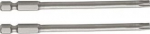 Antgalis Torx T25 1/4" 100mm, 2 vnt., plieno S2