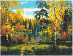 Pie&scaron;imo rinkinys Rudens mi&scaron;kas 40x50