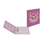 Aplankas Herlitz Wild Animals/Lū&scaron;is su 2 žiedais, A4, 16 mm