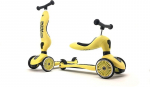 Paspirtukas - triratukas Scoot & Ride 2in1, geltonas