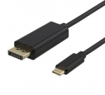 Deltaco USBC-DP200, USB-C/DP, 2 m