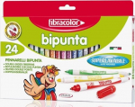 "Bipunta" ra&scaron;ikliai su dvigubu smaigaliu 24 spalvos Fibracolor