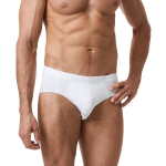 Medvilnės kelnaitės vyrams, baltos