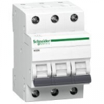 Modulinis automatinis jungiklis Schneider Electric Acti9 K60N, 3P 32A C 6kA