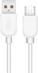XO NB41 USB - microUSB įkrovimo ir duomenų kabelis 1m