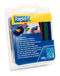 Spalvotos klijų lazdelės blisteryje Rapid Oval, 9,5 mm, 125 g