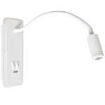 Naktinė lempa BASE 8W+2W WHITE