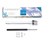 Automatinis stoglangio prietaisas vėdinimui Thermovent