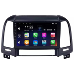 HYUNDAI SANTA FE 2005-12 Android multimedia plančetės tipo 9 colių automagnetola USB/WiFi/GPS/Bluetooth