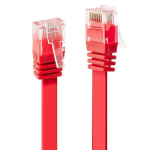 Kabelis CAT6 U/UTP 0.3m raudonas 47510 LINDY