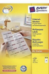 Avery universaliųjų etikečių lapai 97 x 37 mm