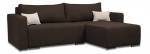 Kampinė sofa Deka-Sturis+ ruda