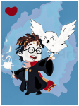 Tapyba pagal skaičius Harry Potter, 15x20