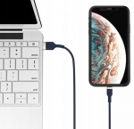 Vayox Usb-c į Apple Lightning kabelis, 1m, tamsiai mėlynas