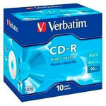 CD-R Verbatim 10 vnt. 40x 800 MB