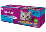 Whiskas Fish Favourites in jelly katėms, 40x85 g