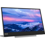 Monitorius Monitor: Lenovo L15 Full HD 15.6-inch Portable IPS USB-C Mobile Display with Adjustable Stand