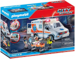 Playmobil CITY Action greitosios pagalbos automobilis su sužeistais