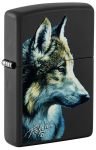 Žiebtuvėlis Zippo 48598 Linda Picken Wolf Head, juodas