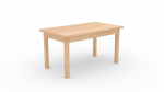 Stalas ADRK Furniture 80 Rodos, rudas