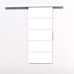 Stumdomos durys ni&scaron;ai ADRK Furniture Biella 86, baltos