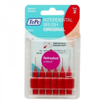 Tarpdančių &scaron;epetėlis TePe N6, dydis 2 / 0,5 mm