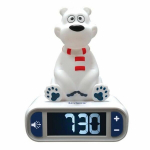 Žadintuvas su garsu vaikams Lexibook Polar Bear 3D