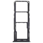 SIM kortelės laikiklis Samsung A225 A22 4G 2021 Black originalus (service pack)