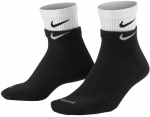 Kojinės Nike U Nk Everyday Plus Cush Ankle 1P DH4058 011, juodos/baltos