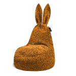 Sėdmai&scaron;is Qubo Daddy Rabbit Sunflower FLUFFY FIT, rudas, modernus, i&scaron; dirbtinės odos