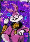 Tapyba pagal skaičius Bugs Bunny, 50x33 cm
