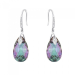 Sidabriniai auskarai su Swarovski kristalais DiamondSky Baroque III (Vitrail Light) DS02A551