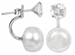 Sidabriniai auskarai moterims JwL Luxury Pearls JL0059 sJL0059