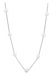 Sidabrinis kaklo papuo&scaron;alas moterims JwL Luxury Pearls JL0355