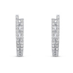 Sidabriniai auskarai su cirkoniu moterims Brilio Silver EA133W sBS1134